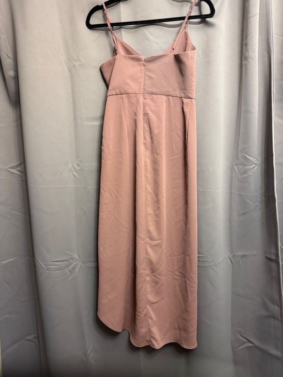 Lulu's Dusty Blush High-Low Slip Dress - Picture 2 of 3